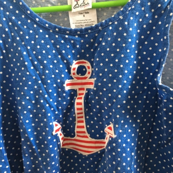 GIRLS nautical dress 8 - Picture 2 of 4